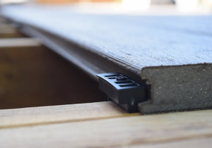 inserting clip into board