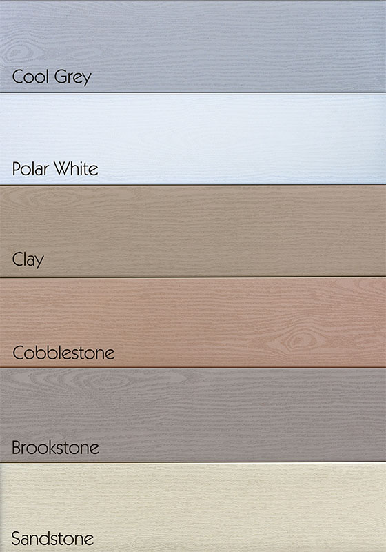 Clubhouse, Earthtone collection of Decking. Available in 6 colours