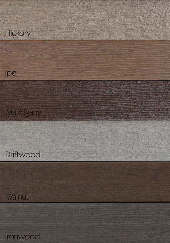 Clubhouse, Hardwood collection of Decking